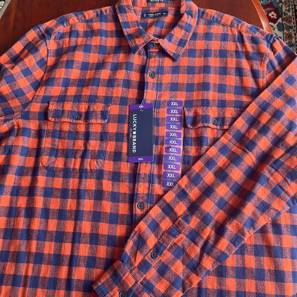 Lucky Brand Long Sleeve Flannel NWT